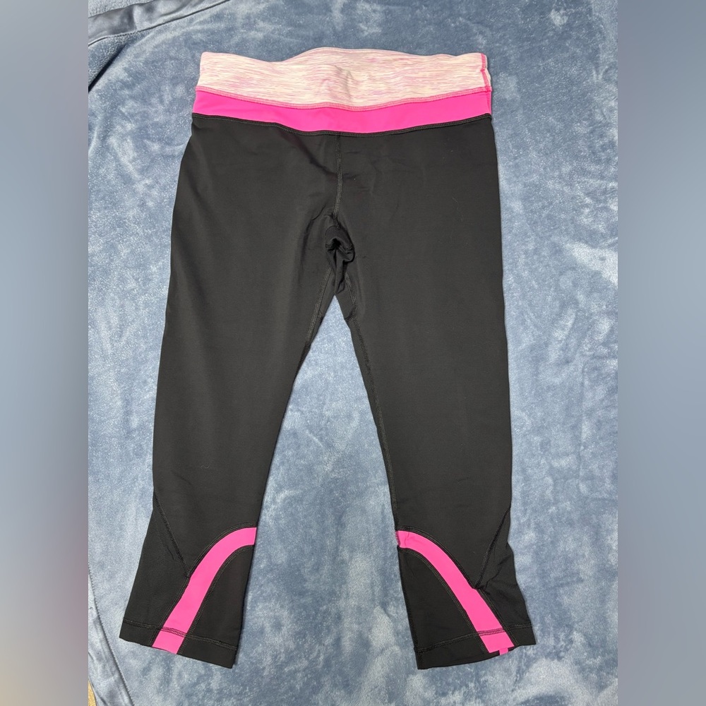Lululemon Black and Pink Leggings